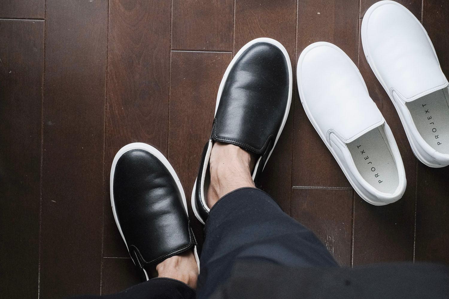 泥や水たまりも平気だよ！ 汚れ知らずの快適レザースリッポン「Scooter