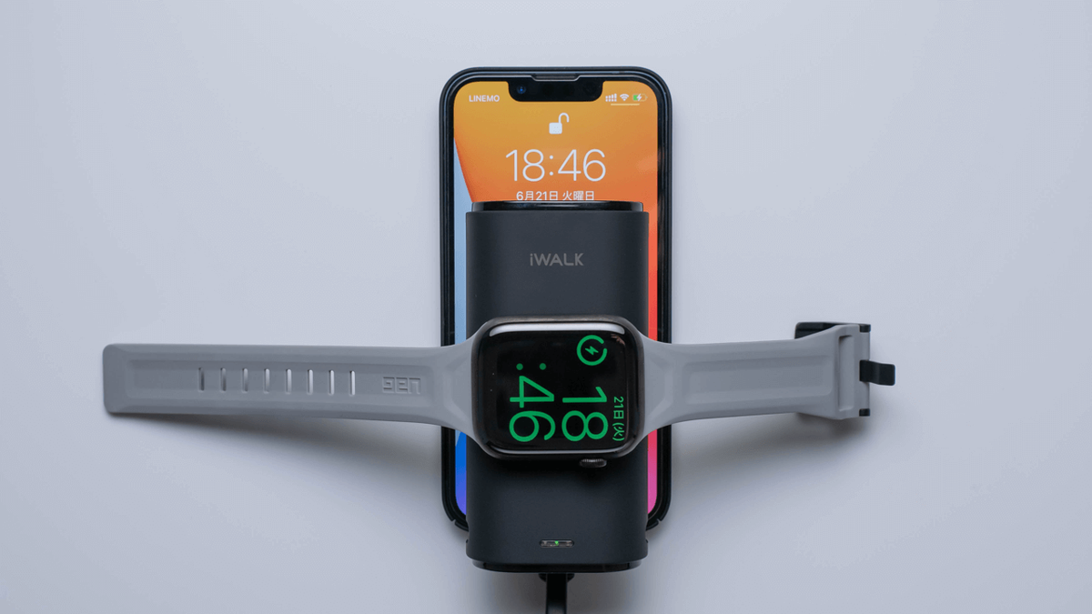 1つでMAX3台同時充電！1日中スマホを酷使するなら「iWALK」のモバイル