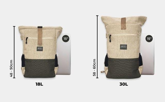 耐久性も抜群！天然麻100%の防水エシカルバッグ「Hemp Backpack」が