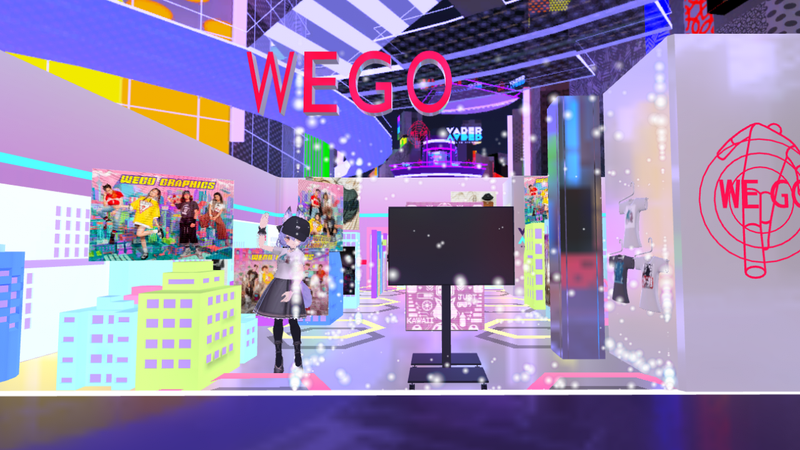 東京・渋谷のファッションビル109にある洋服ブランド「WEGO(ウィゴー)」でVRイベントを開催
