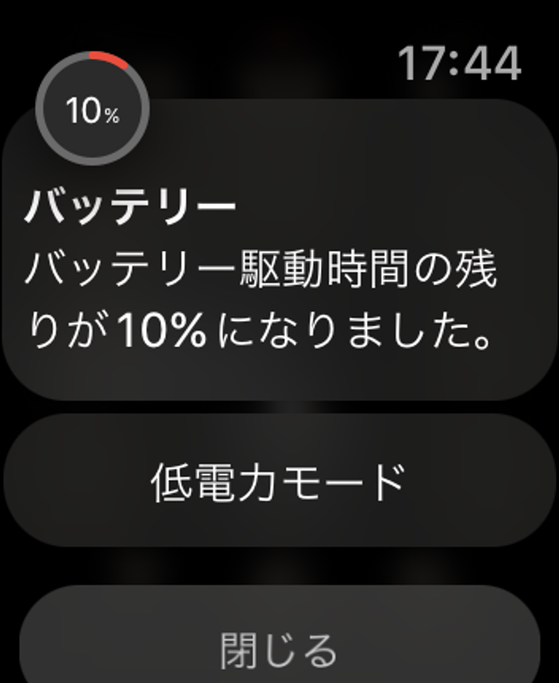 Screenshot: 酒井麻里子 via Apple Watch