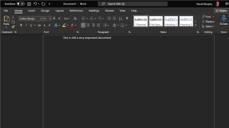 Screenshot: David Murphy