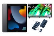 【Amazonタイムセール中！】無印iPadが5%オフで登場、LGの4Kテレビがセール特価+クーポンで更に6,000円オフなど