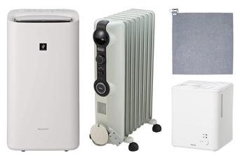 デロンギのオイルヒーターやシャープの加湿器、ホットカーペットなど、寒い季節に最適なあったかグッズを厳選！【Amazon初売り】
