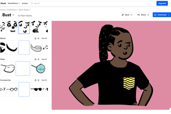 ワンクリックで自分だけのイラストを作成！画像生成アプリ「blush」を使ってみた #TrendBuzz