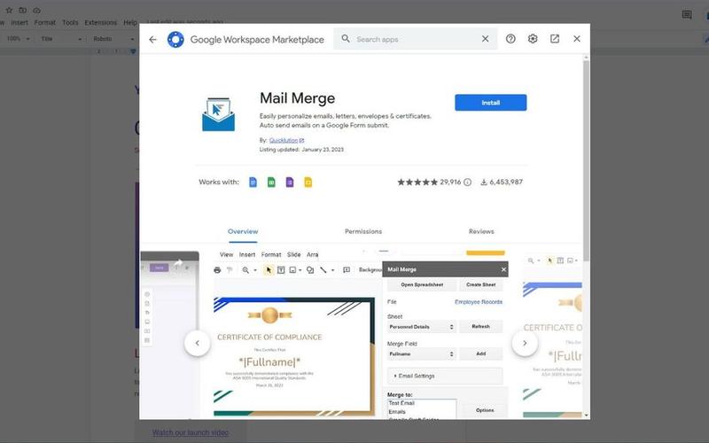 Mail Merge