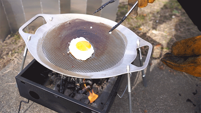 キャンプ飯をちょっと手軽に。メンテナンスも簡単なステンレス製