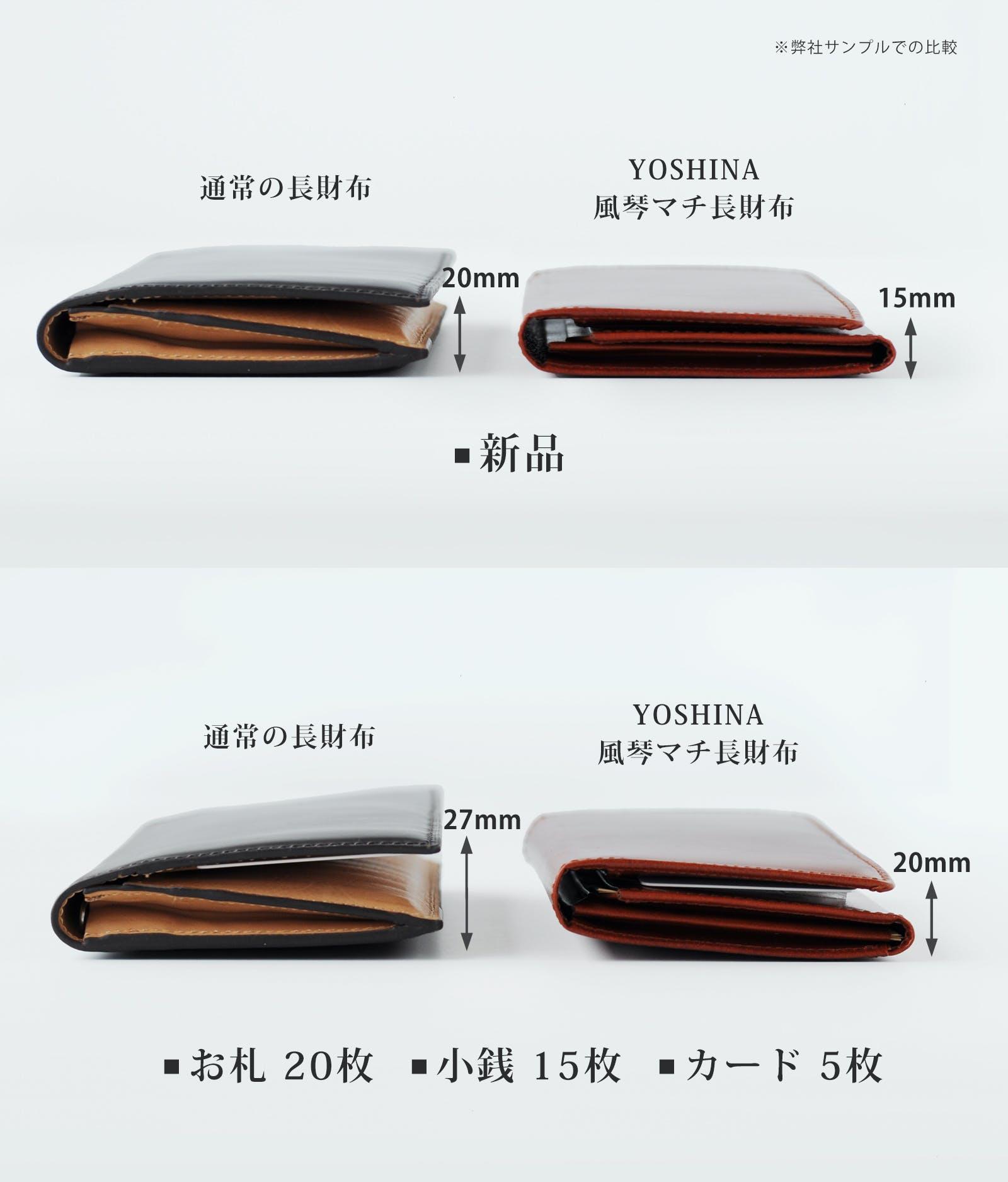 ⑤☆優良品☆モノグラム♪札入れ&長財布♧マチ無し★ワイドタイプ 360度折り曲げてもキレイなまま。マチの工夫で薄く小型になった長財布