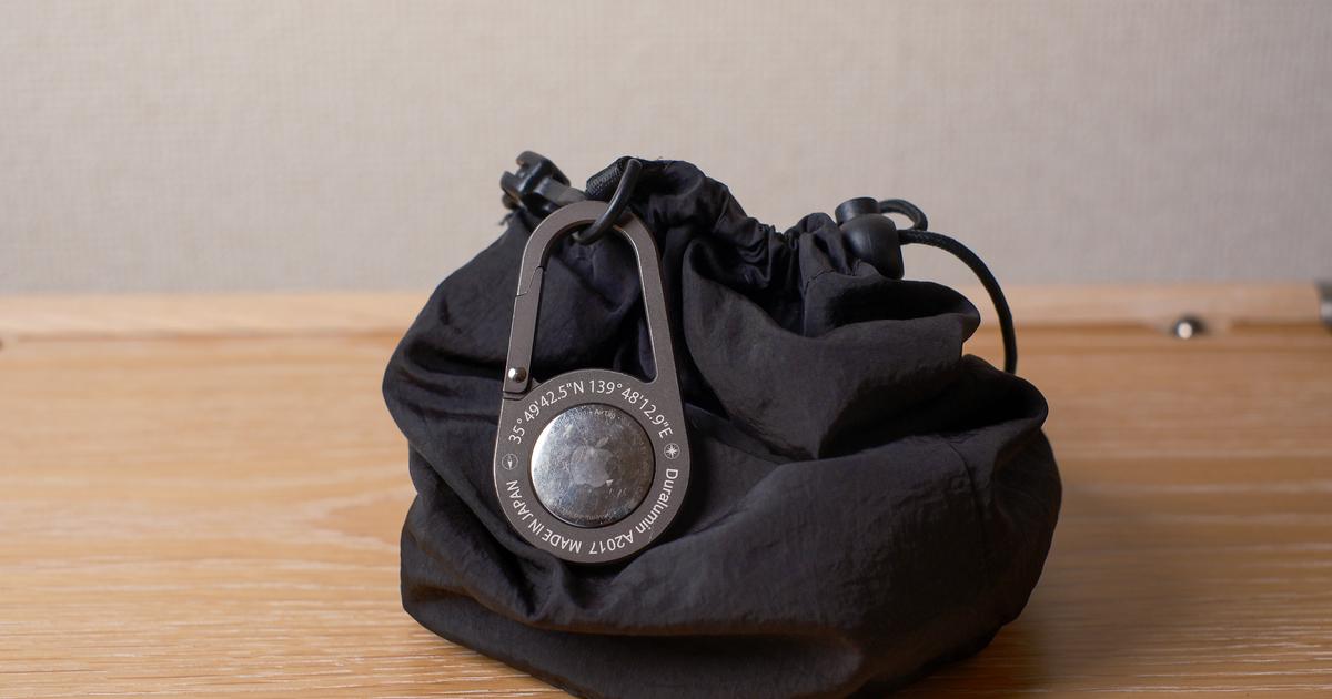 AirTag carabiner DURALUMIN（ジュラルミン） | Saegusa inc