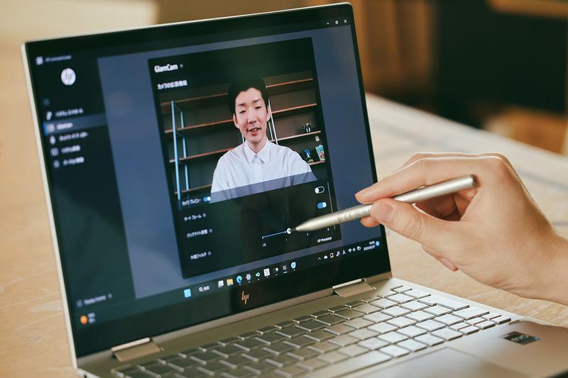 肌写りをフィルターで調整でき、印象アップに。やりすぎ注意!