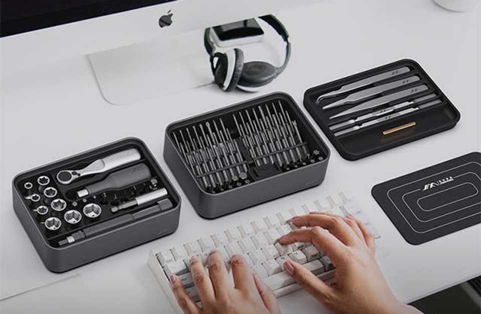 周辺機器セット 小物整備から自転車メンテまで。収納も見た目も美しいデザイン賞獲得の