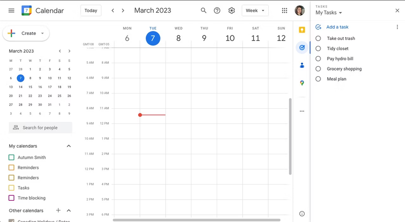 「Google ToDoリスト」と「Gmail」や「Googleカレンダー」を組み合わせて使用