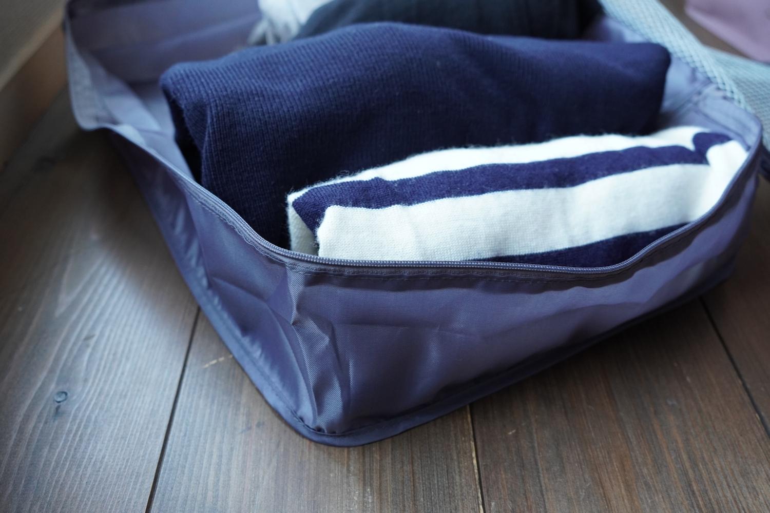 中身がひと目でわかるって楽！3つセット・330円のトラベルケースで旅行