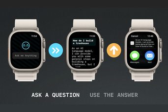 Siriはどうなる？Apple WatchにChatGPT搭載の新アプリ登場