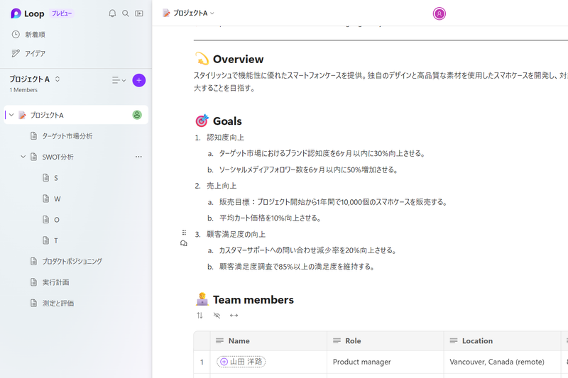 Screenshot: 山田洋路 via Microsoft Loop