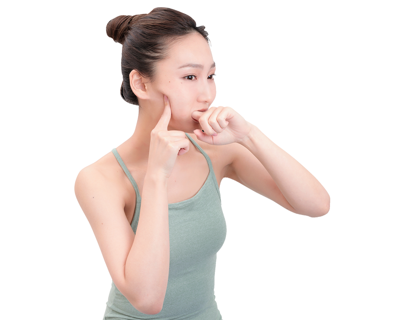 『90秒 あご筋ほぐし』(世界文化社)より