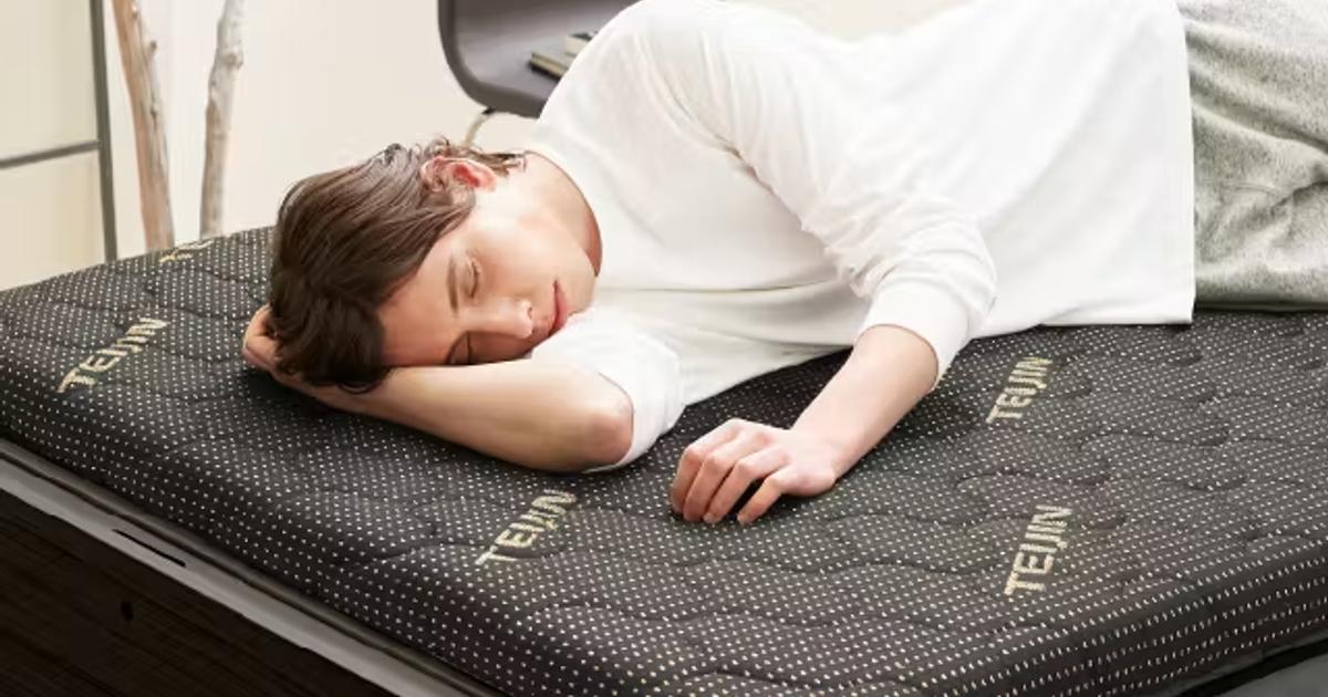 【大セール】マットレス　ダブル　快適睡眠　三つ折り　6cm ブラック ライズ東京 ハイブリッド マットレス 8.0 ダブル スリープマジック 高