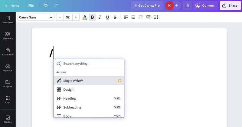 Magic Write