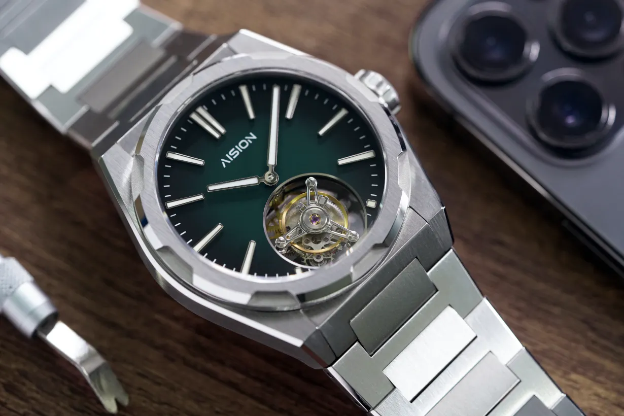 新品 AISION AN-S01 腕時計 自動巻き 秒針なし 新品 AISION AN-S01 腕時計 自動巻き 秒針なし - メルカリ