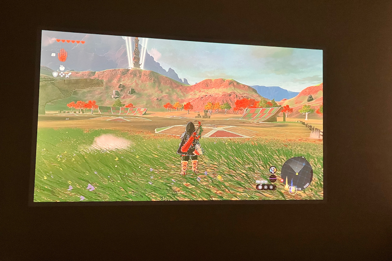 大画面で楽しむ「ゼルダの伝説」。没頭できるほど美しい世界!