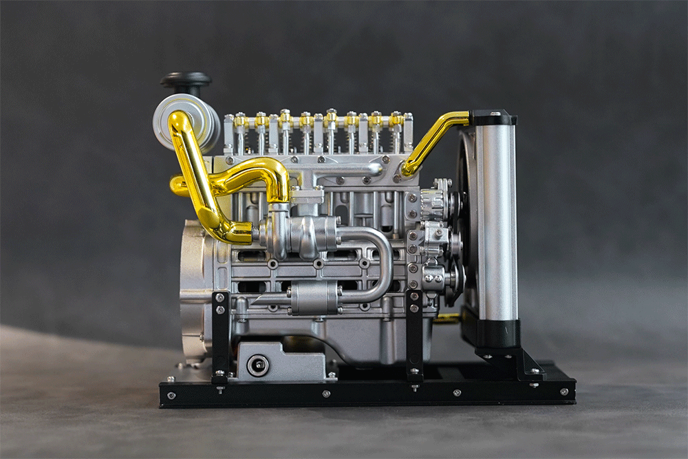 精巧さと動きを楽しもう！ 中もしっかり見える大人の模型「ディーゼル