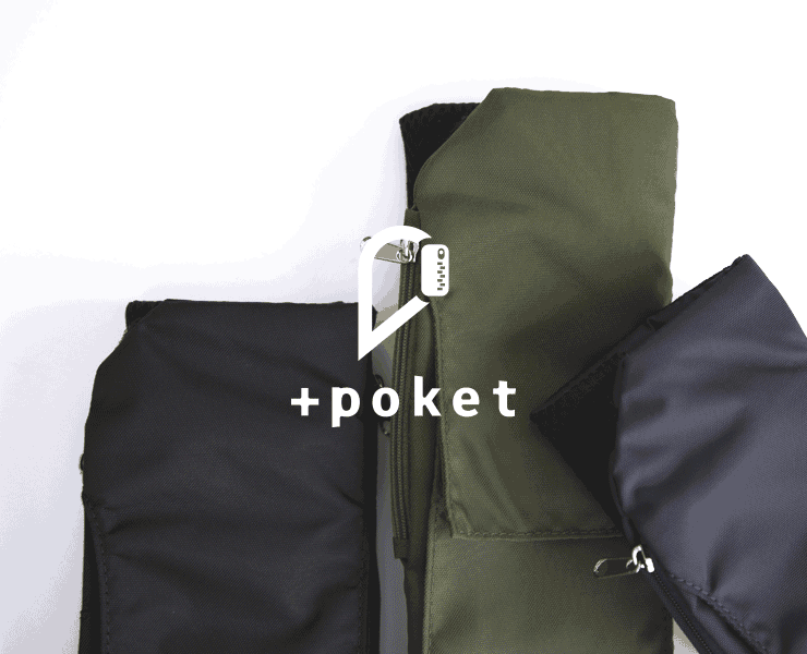 いつものバッグに快適ポケットを追加できるミニバッグ「＋poket」が登場