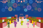 【心理テスト】あなたの周りを引っ張っていく力は？「夏祭り」の屋台で診断
