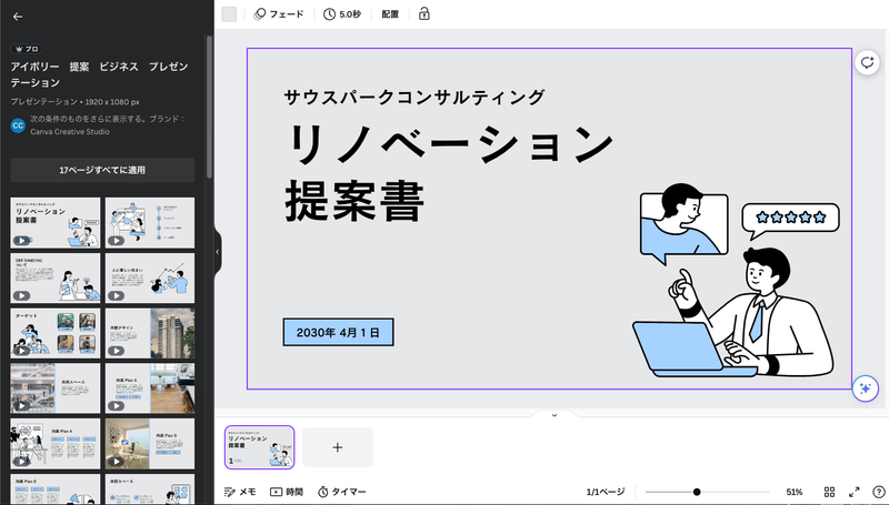 Screenshot: 酒井麻里子 via Canva