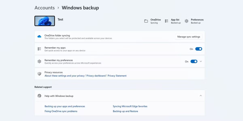 Windowsバックアップ