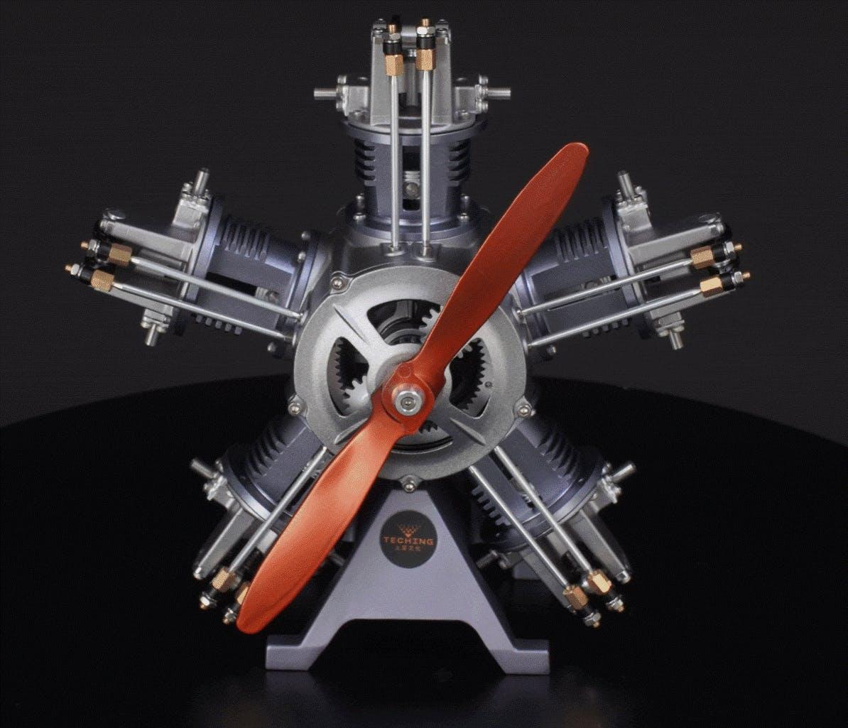 Amazon.co.jp: JUN 25SR エアープレーンエンジン 飛行機 模型