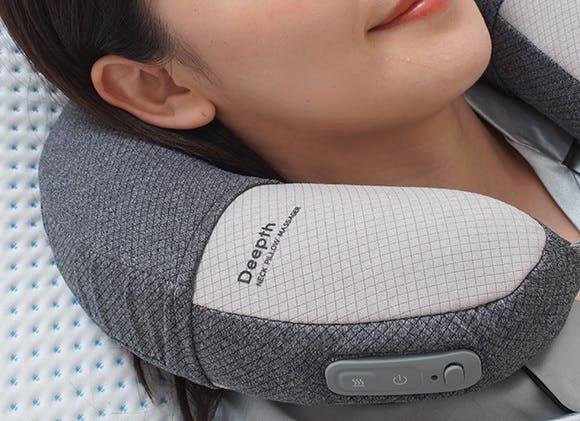 旅行や出張からデスクワークにも！ 温熱とマッサージ機能も備えた快適