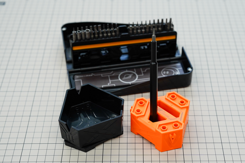 磁石の力でいろいろ快適！ 小さいネジも紛失しにくい磁性のオンオフが