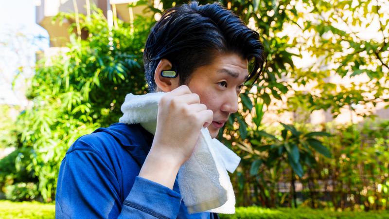 汗を気にせず、しっかり走り込める