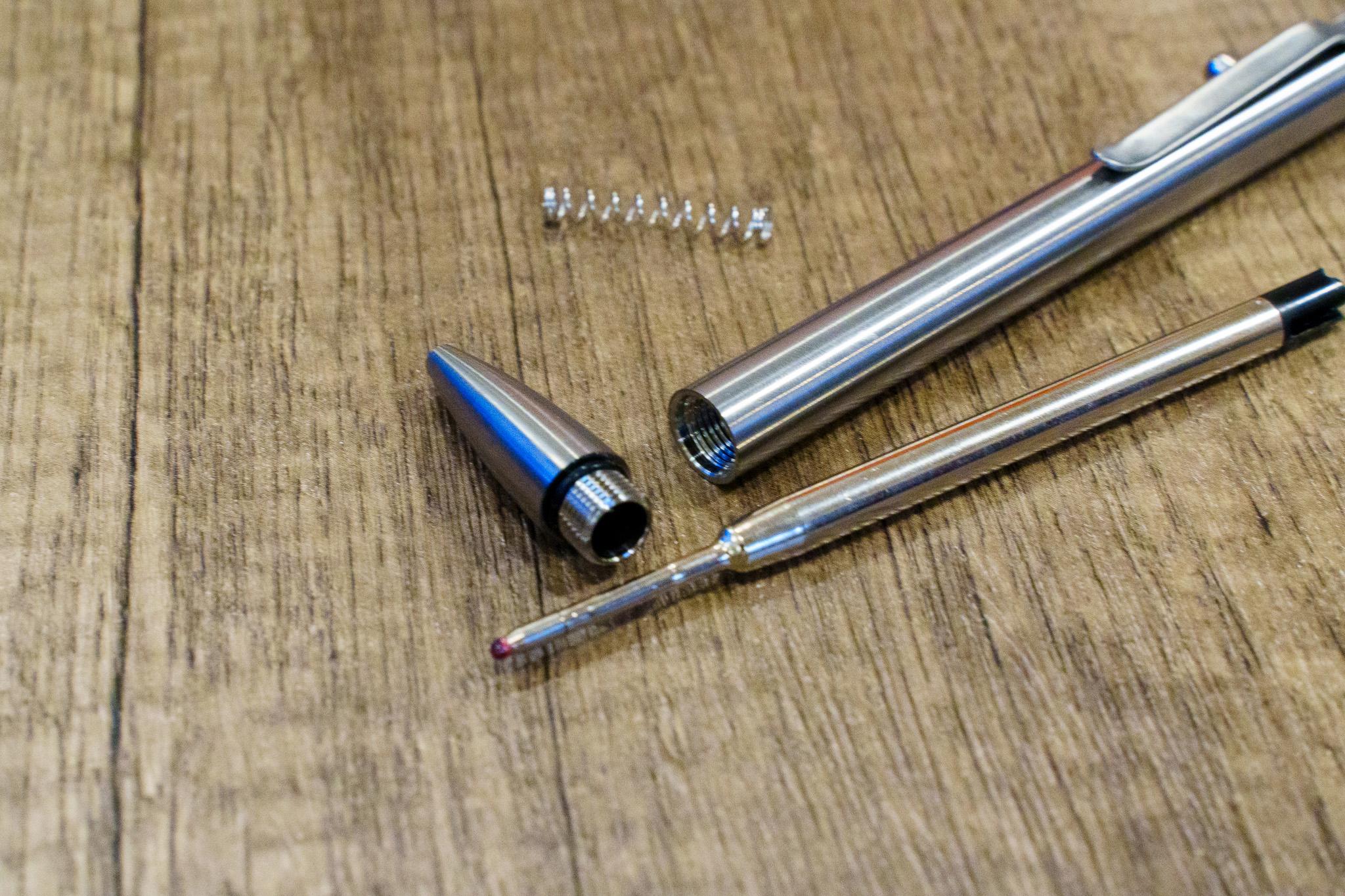 BASTION® ラグジュアリースリムボルトアクションペン- チタン Amazon | BASTION® ラグジュアリースリムボルトアクションペン