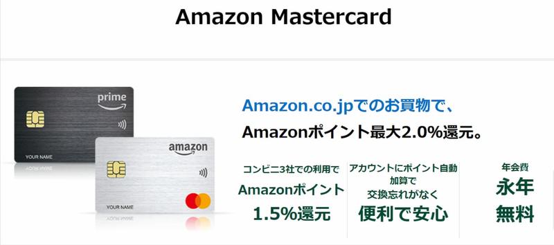 Amazonマスターカード