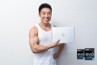 なかやまきんに君が筋トレを極める理由、欠かせない相棒は？｜インテル® Evo™ PC. 最上級のノートブック PC体験*1