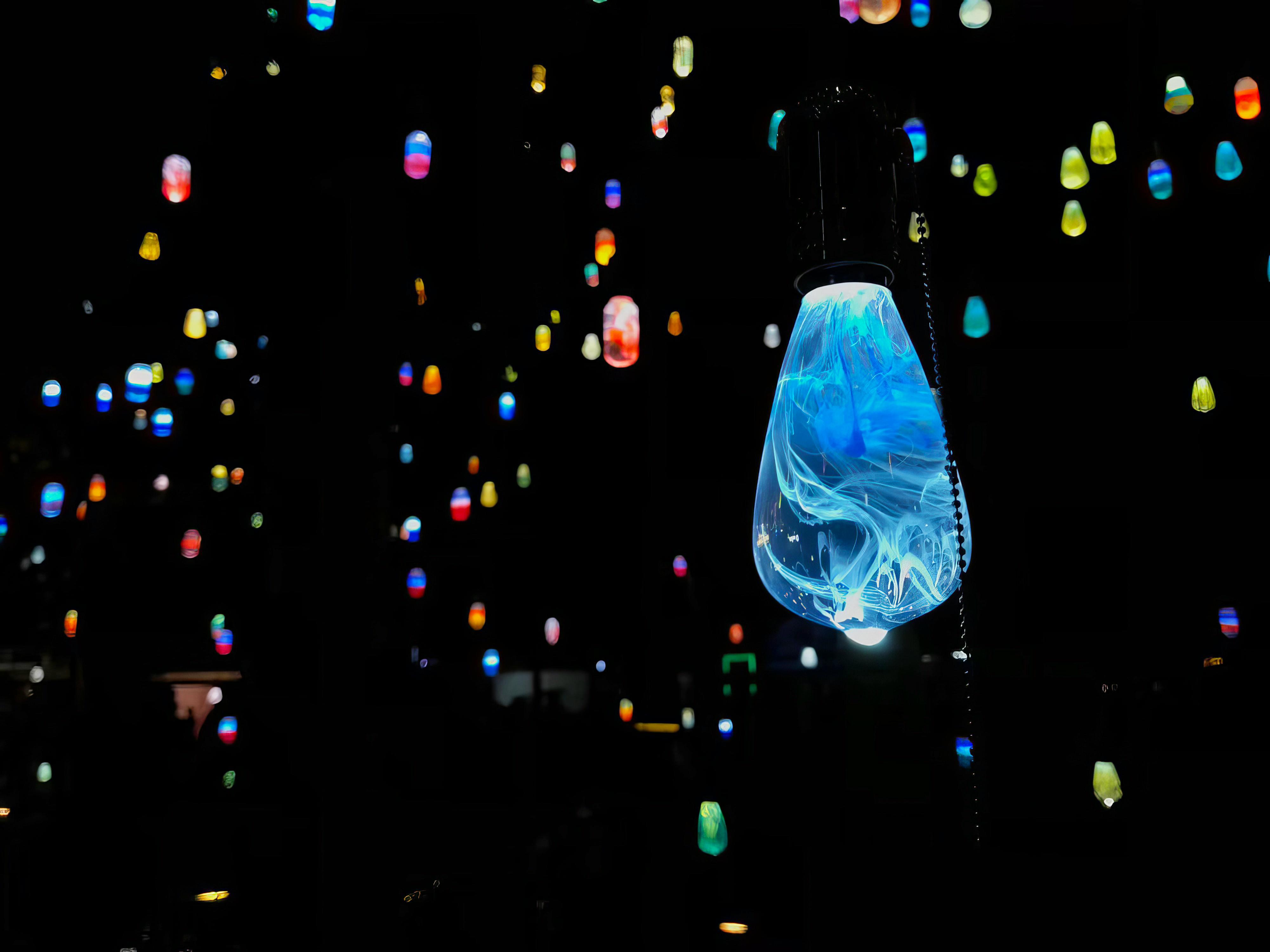 幻想的なLEDランプ「E.P Light」で、夜のリラックスタイムを演出