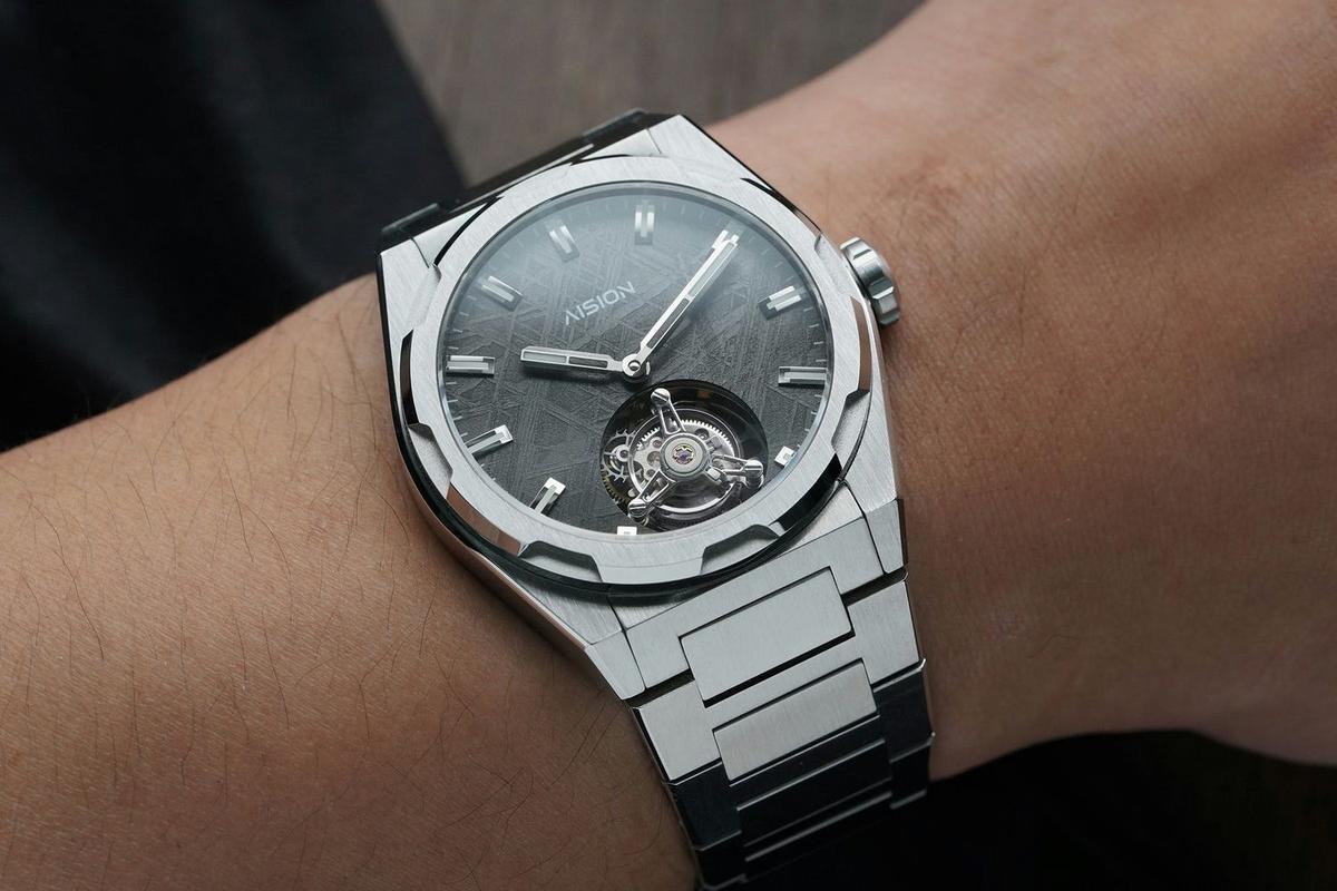 SELTEN ブルーメテオライト 腕時計 機械式 隕石 - 腕時計(アナログ)