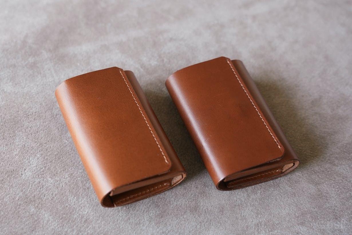 usfl 小さくて使いやすい財布mini グリーン 小さくて使いやすい財布 mini 国産コードバンHand-Sewn-Limited
