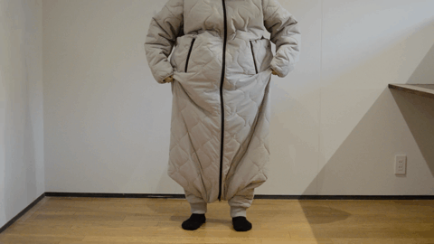 新品未使用　新作　着る寝袋　モモンガ　第4段　XL 未来の暖房服】着てすぐぽっかぽか！伝統的なトラッド柄が新登場