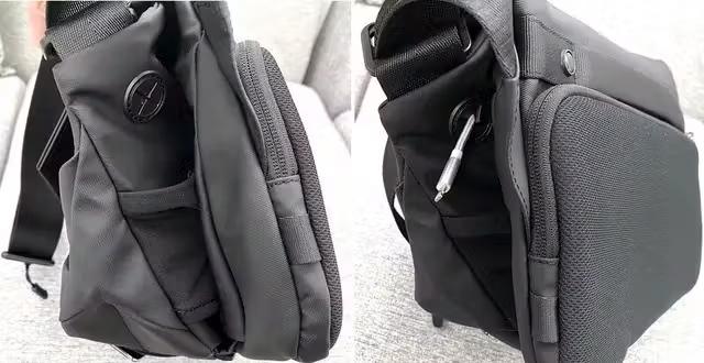 SEKKEI MX-sling　拡張するスリングバッグ ノートPCやカメラも収納できて、スタイリッシュ！拡張可能な