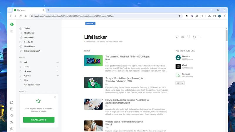 米LifehackerのRSSフィード