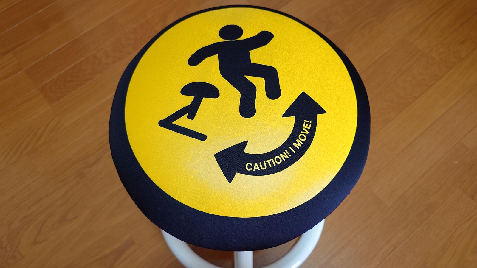 これは実質バランスボール。体幹トレーニングや座ったままの運動にも