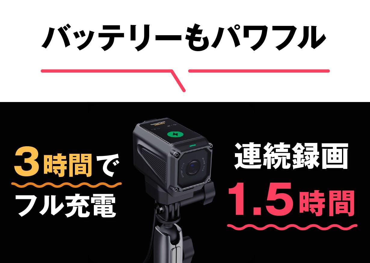 アクションカメラ・ドラレコモードも有ります! Amazon | VODORA アクションカメラ ドライブレコーダー 200万