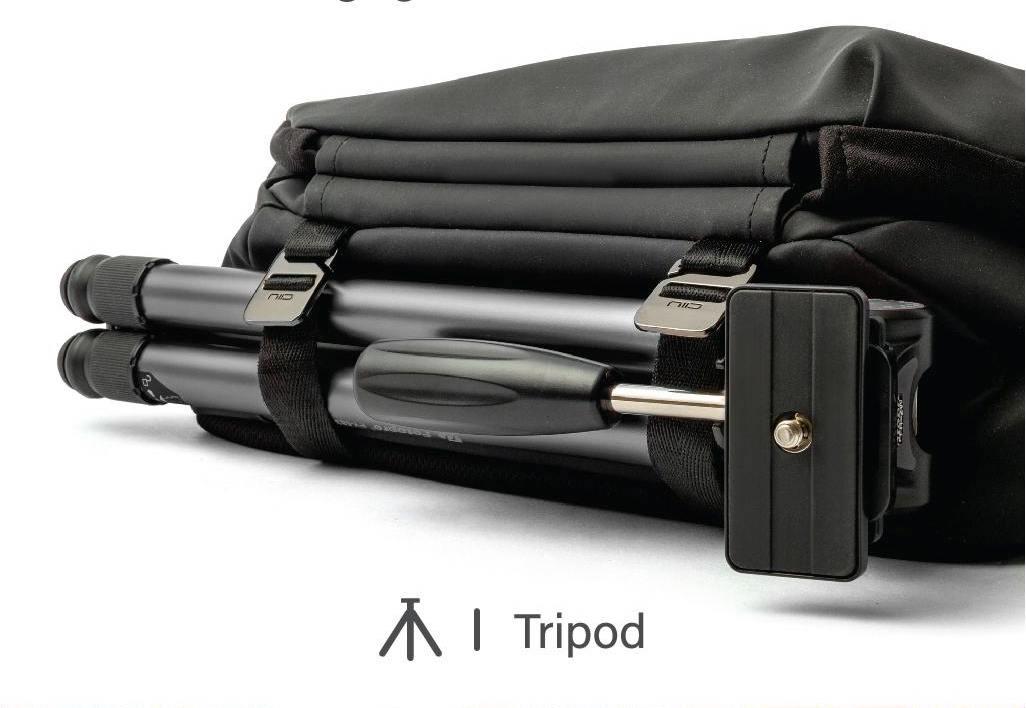 NIID スリングバック R1-PRO オリガミ・チャコール スマートだから服に合わせやすい。 お洒落で機能的で大容量の