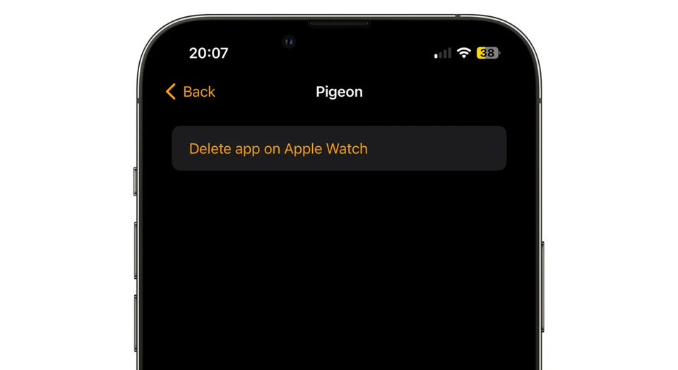 不必要なアプリをApple Watchから削除