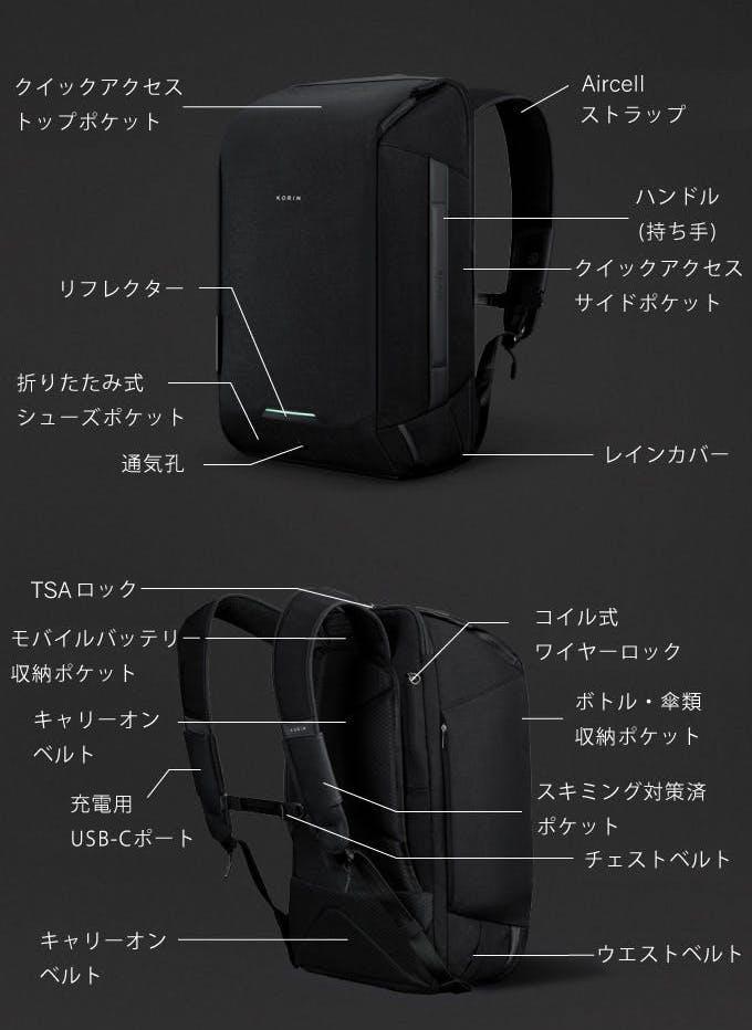 スーツケースはもう古い？ 手ぶら旅行を叶える45L大容量＆高