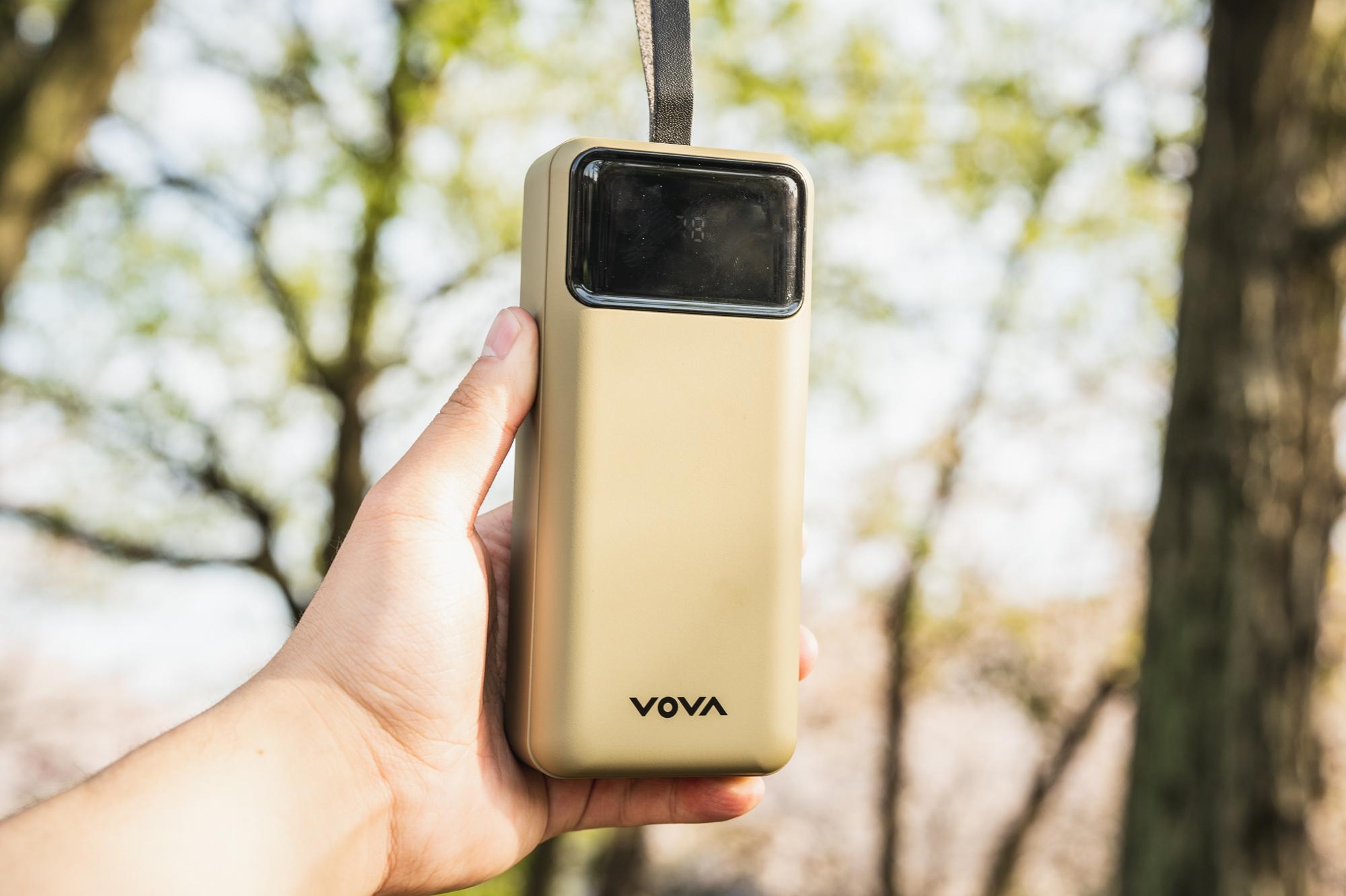 VOVA モバイルバッテリー　ブラック ロッテ免税店