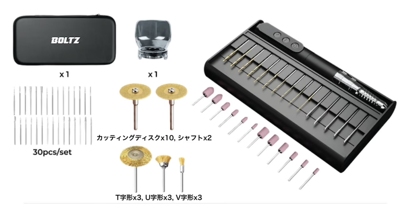 金属から木材までハイパワーで効率良く加工できるコードレスミニ