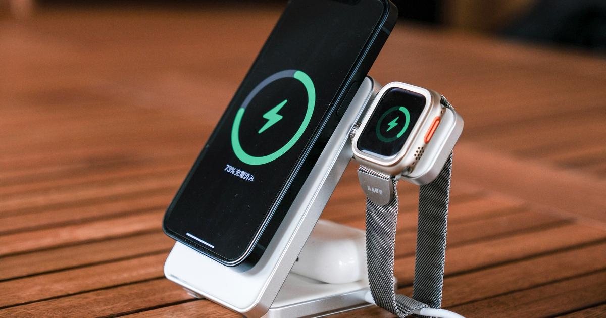 Apple 三種の神器を同時に高速充電！ 「スゴい充電器MAX」でデスクや